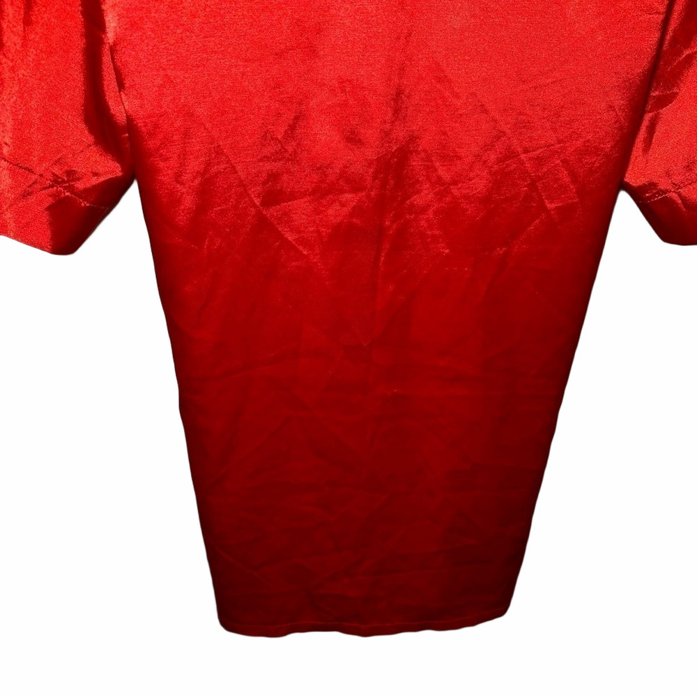 Amazon Silky Red Robe One Size - Picture 6 of 6